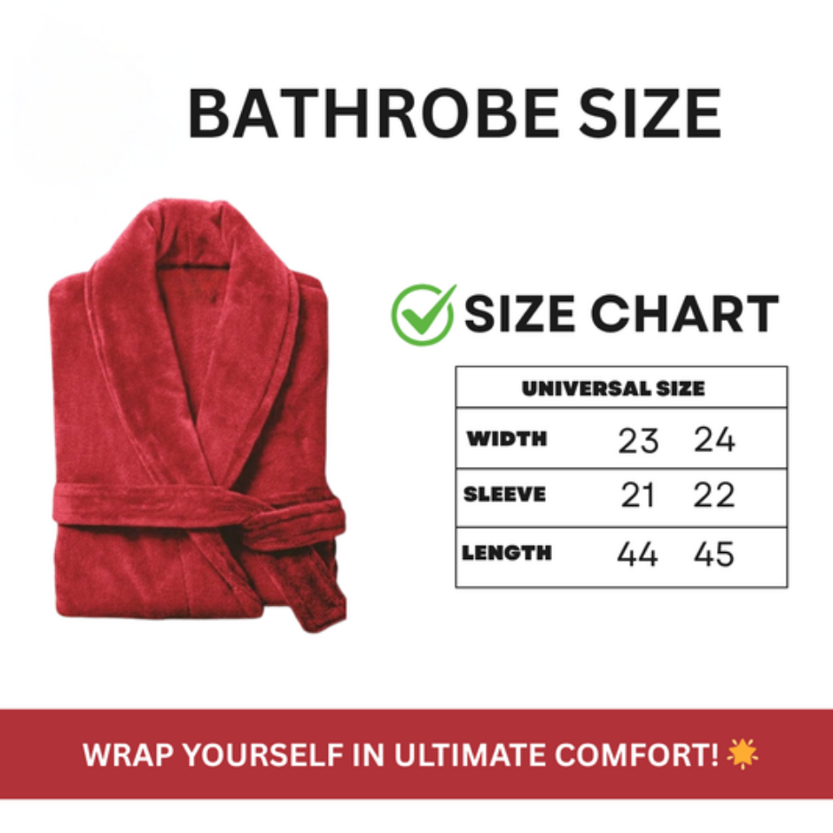 Pack of 2 - Velour Bathrobes